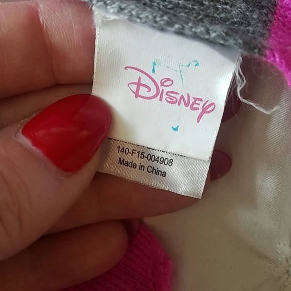 🆕Disney Frozen Scarf in gray and pink - Picture 2 of 2